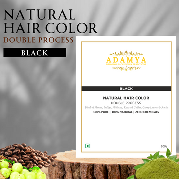 HANDMADE NATURAL HAIR COLOR (DOUBLE PROCESS) _ 100% PURE, 100% NATURAL AND CHEMICAL FREE